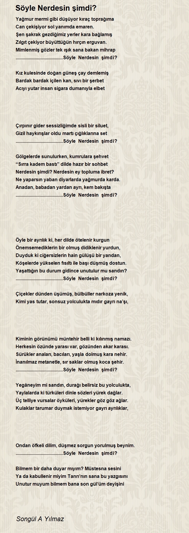 Songül A Yılmaz