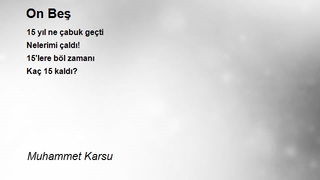 Muhammet Karsu