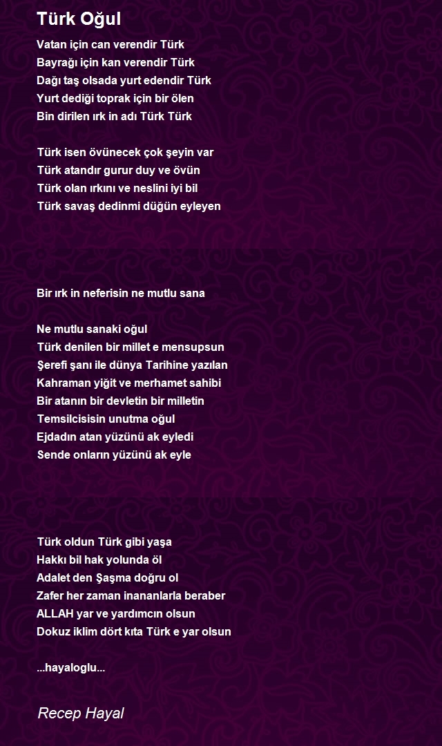 Recep Hayal
