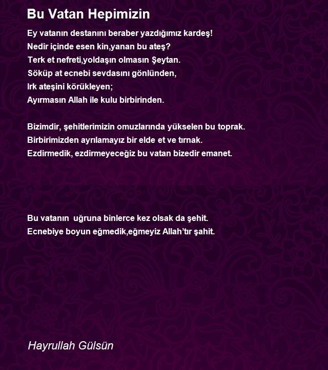 Hayrullah Gülsün