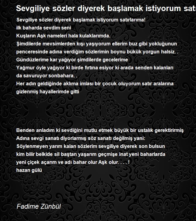 Fadime Zünbül