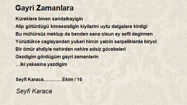 Seyfi Karaca