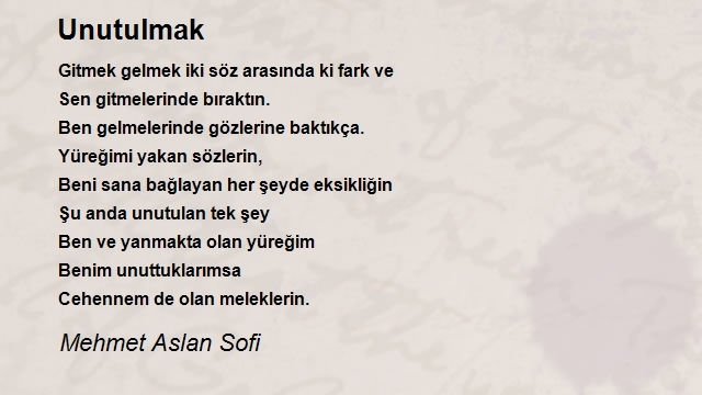 Mehmet Aslan Sofi