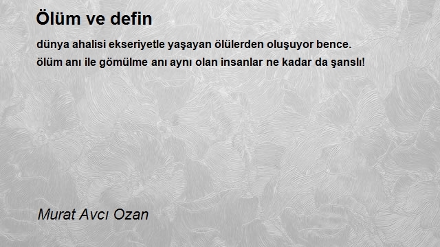 Murat Avcı Ozan