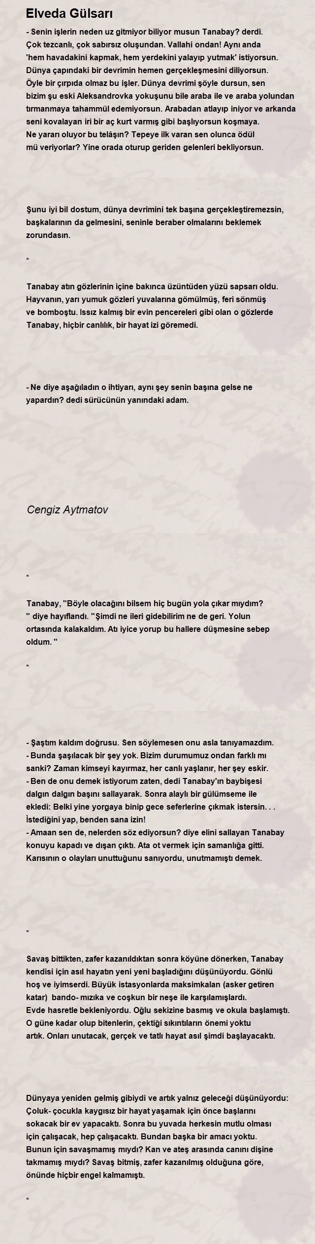 Cengiz Aytmatov