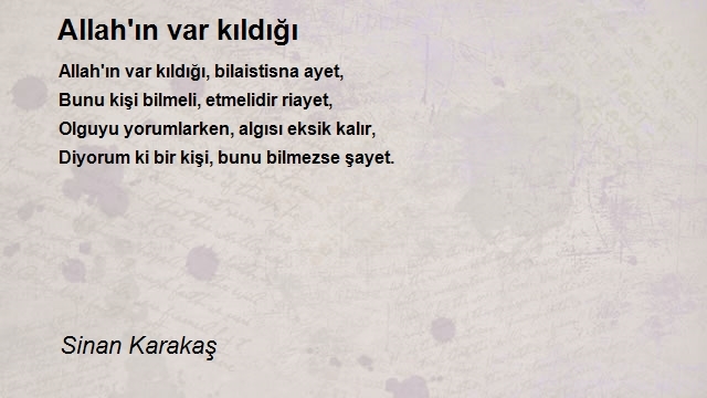 Sinan Karakaş