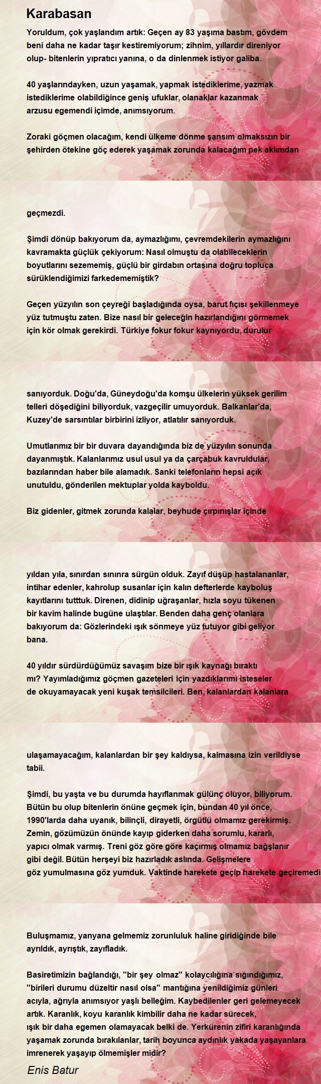 Enis Batur