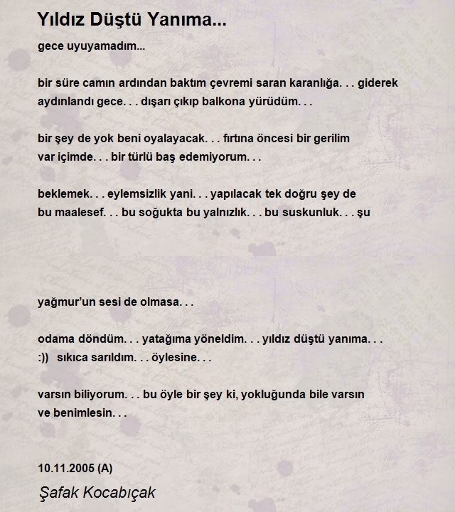 Şafak Kocabıçak