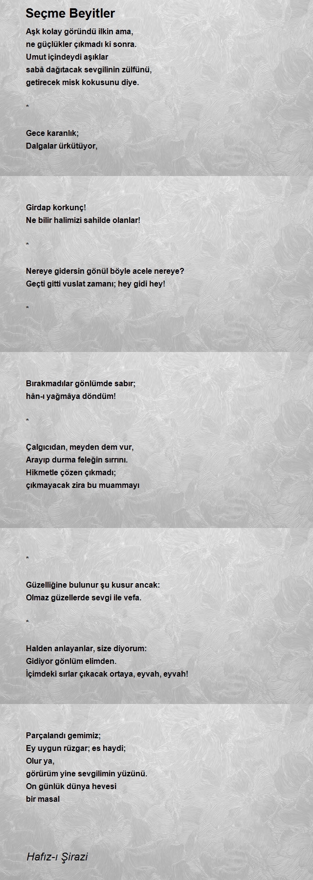 Hafız-ı Şirazi