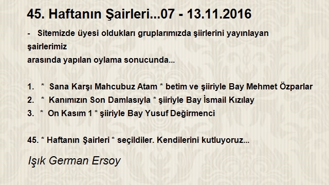 Işık German Ersoy