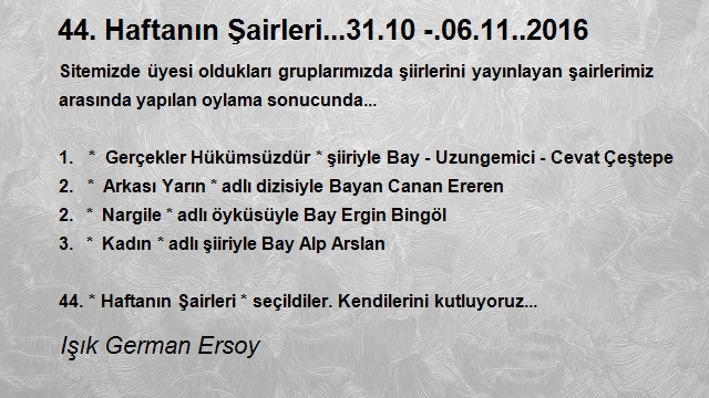 Işık German Ersoy
