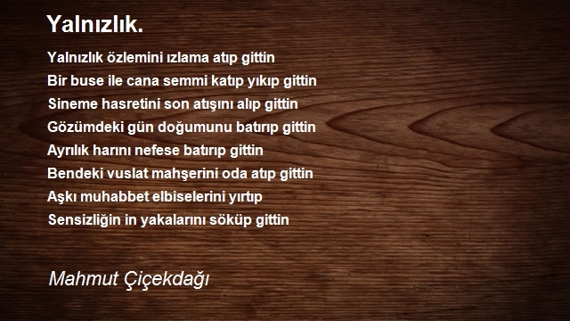 Mahmut Çiçekdağı