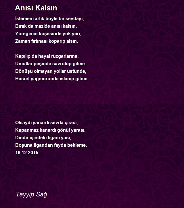 Tayyip Sağ