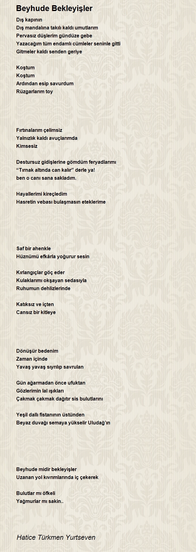 Hatice Türkmen Yurtseven