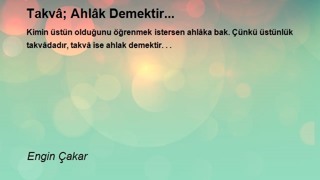 Engin Çakar