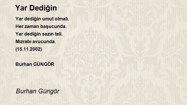 Burhan Güngör