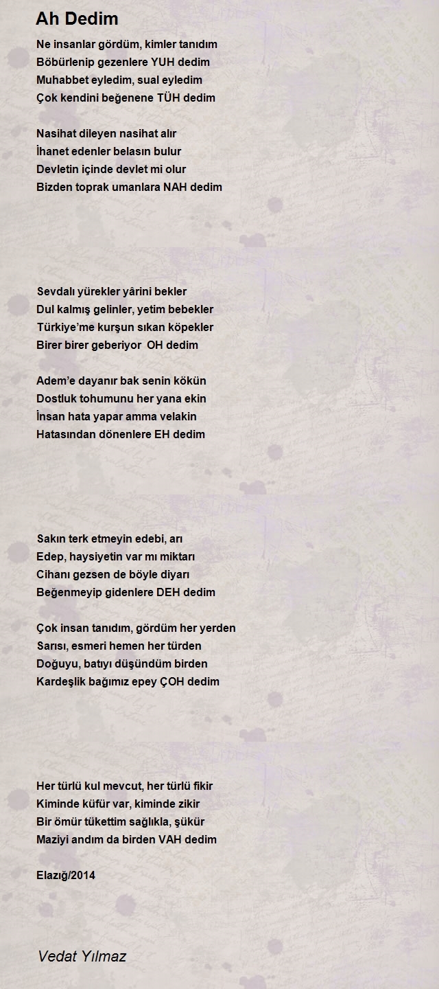 Vedat Yılmaz