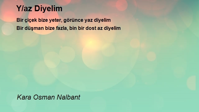Kara Osman Nalbant