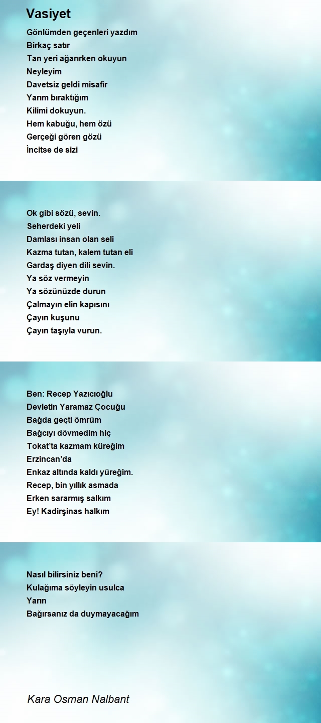 Kara Osman Nalbant