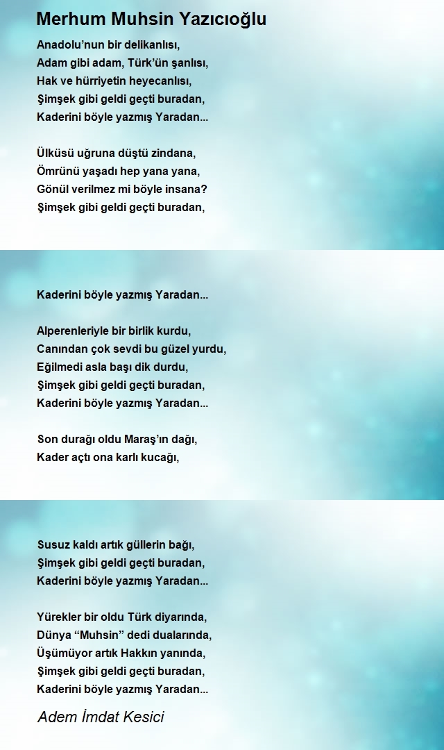 Adem İmdat Kesici