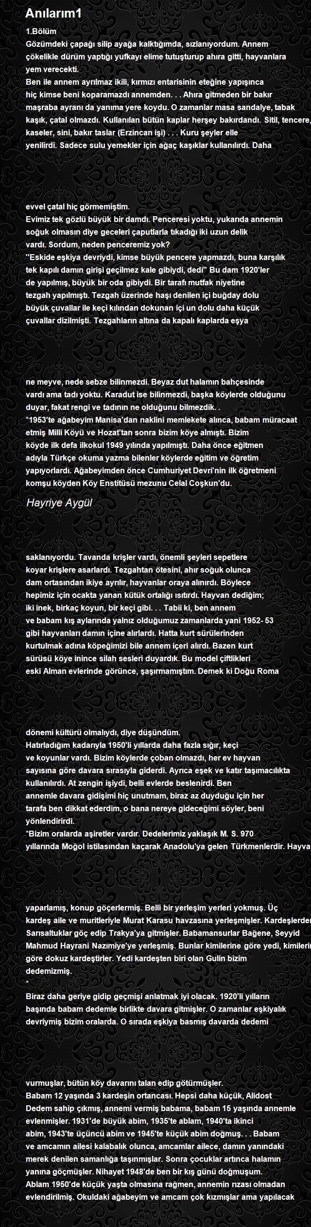 Hayriye Aygül