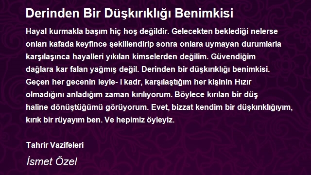 İsmet Özel