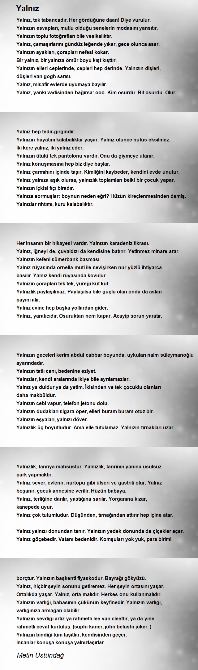 Metin Üstündağ