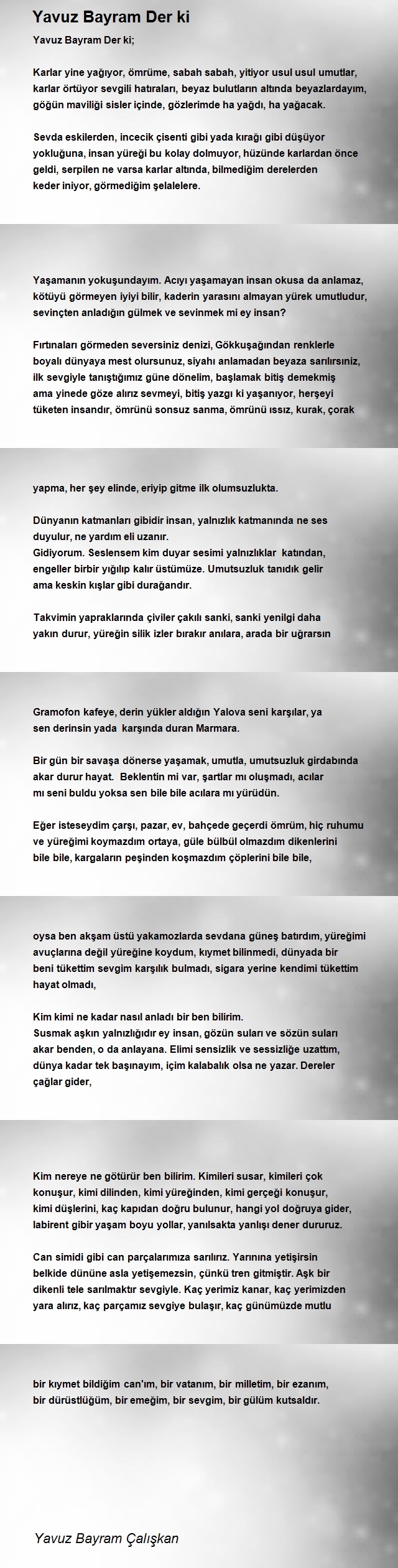 Yavuz Bayram Çalışkan