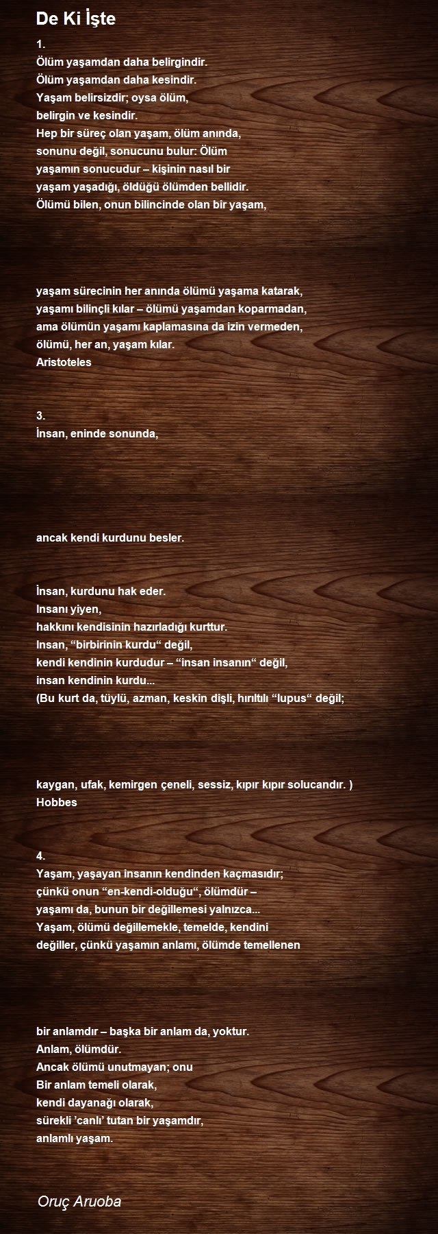 Oruç Aruoba