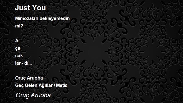 Oruç Aruoba
