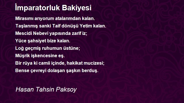Hasan Tahsin Paksoy