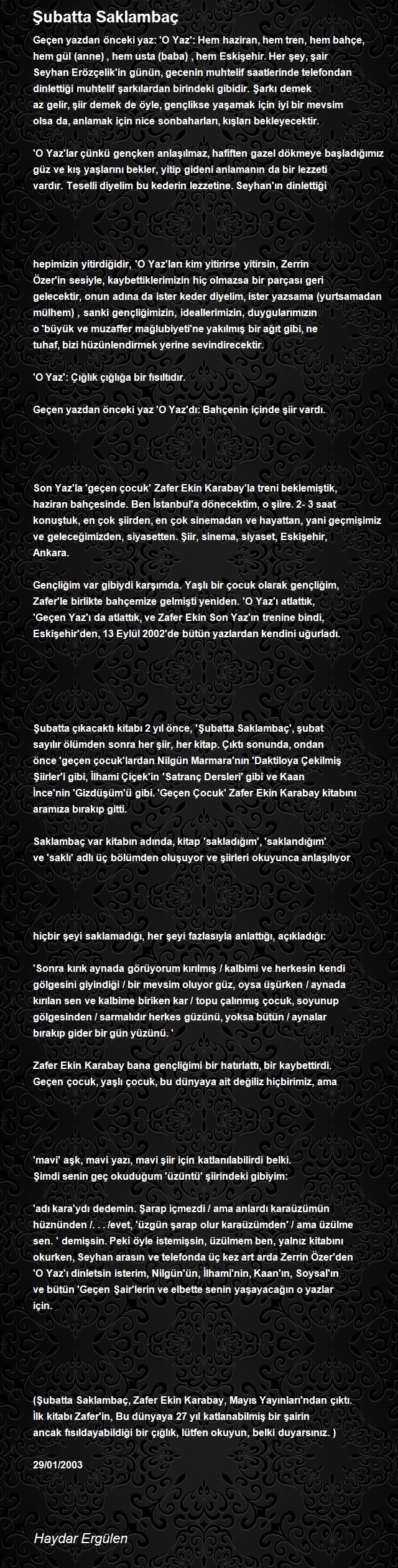 Haydar Ergülen