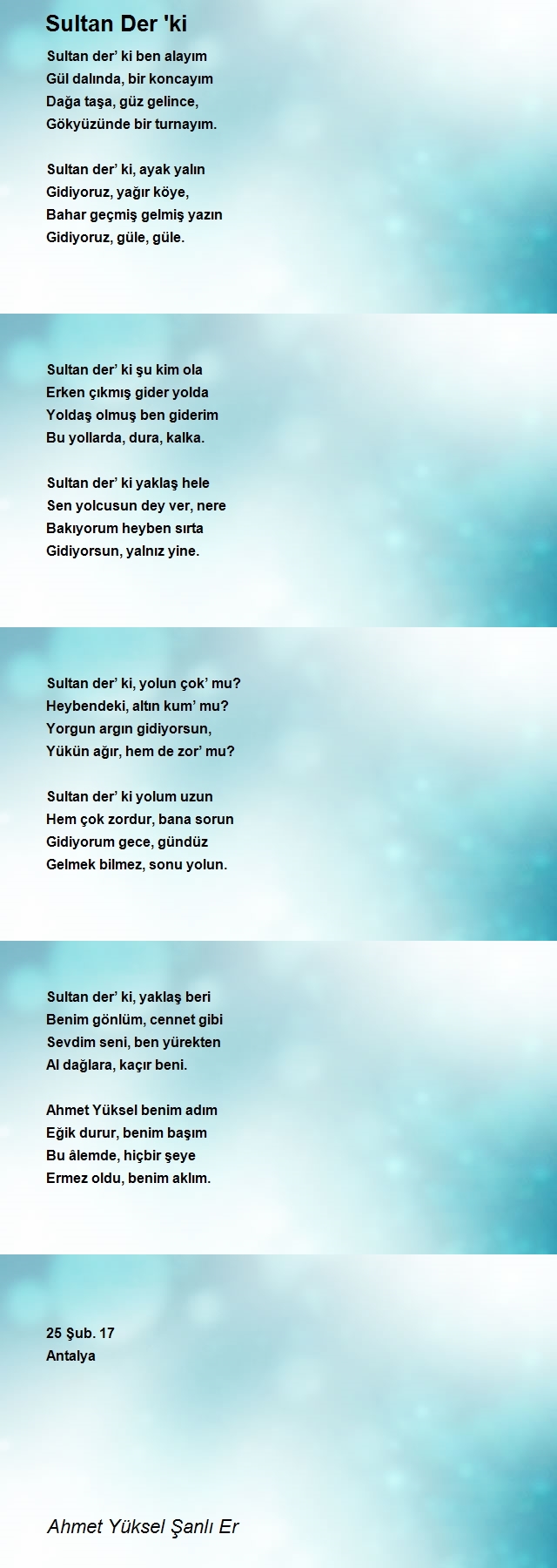 Ahmet Yüksel Şanlı Er