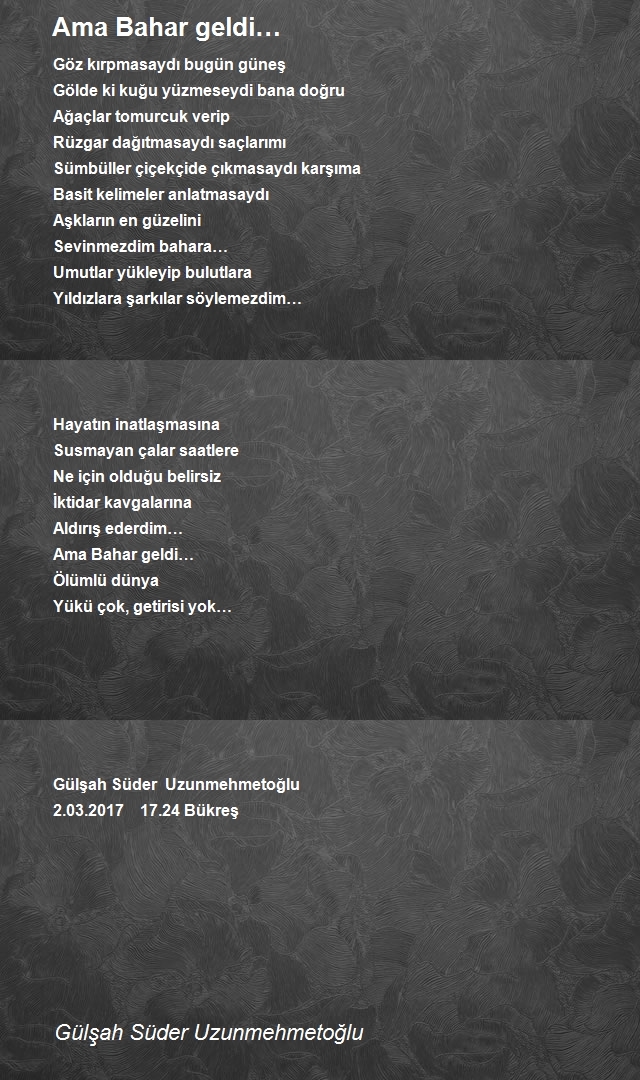Gülşah Süder Uzunmehmetoğlu