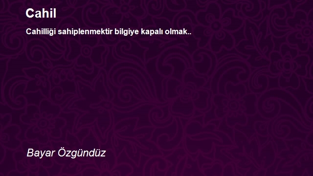 Bayar Özgündüz