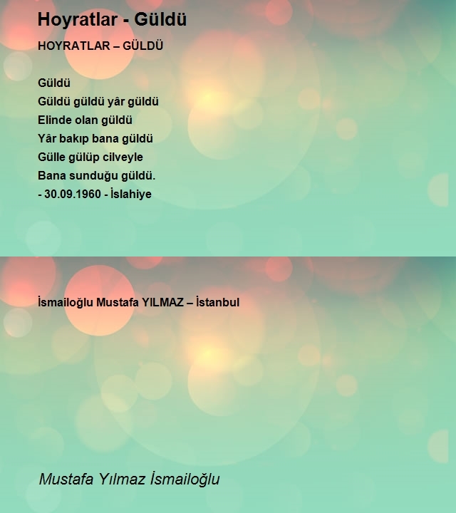 Mustafa Yılmaz İsmailoğlu