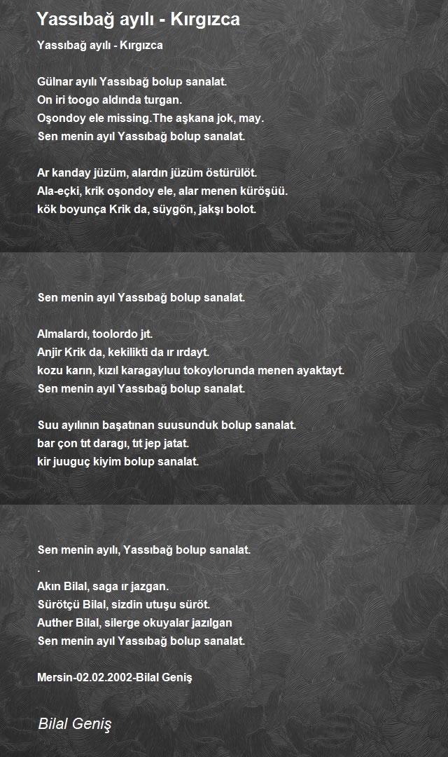 Bilal Geniş