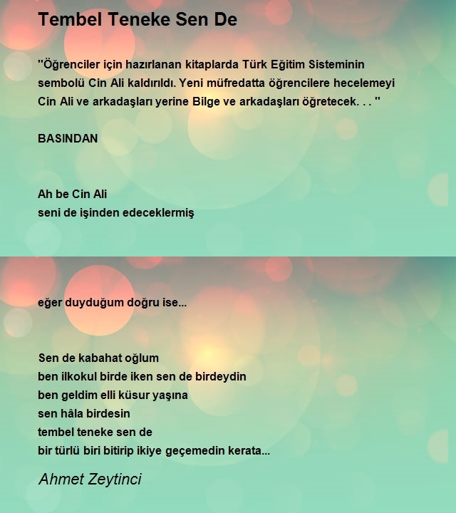 Ahmet Zeytinci