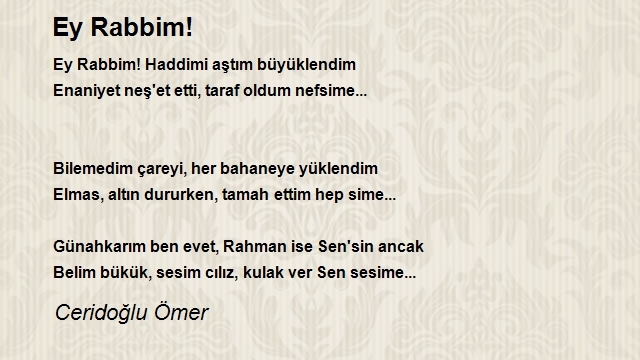 Ceridoğlu Ömer