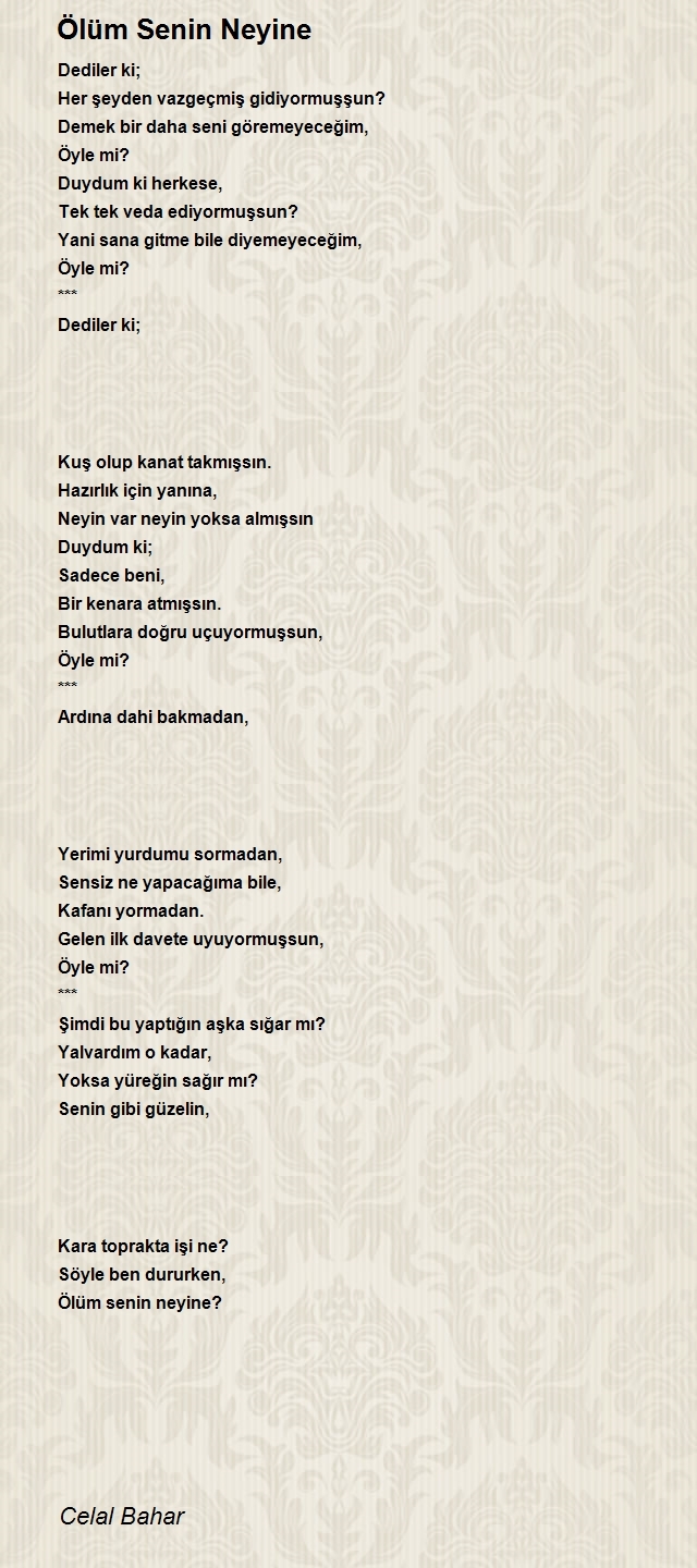 Celal Bahar