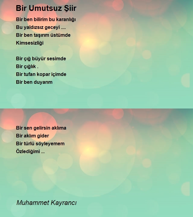 Muhammet Kayrancı