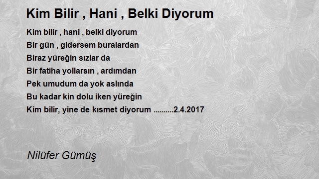 Nilüfer Gümüş