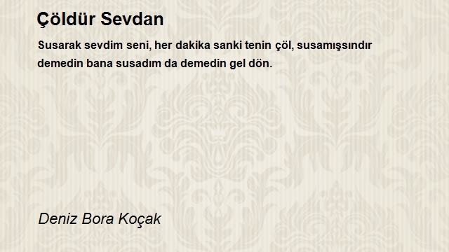 Deniz Bora Koçak