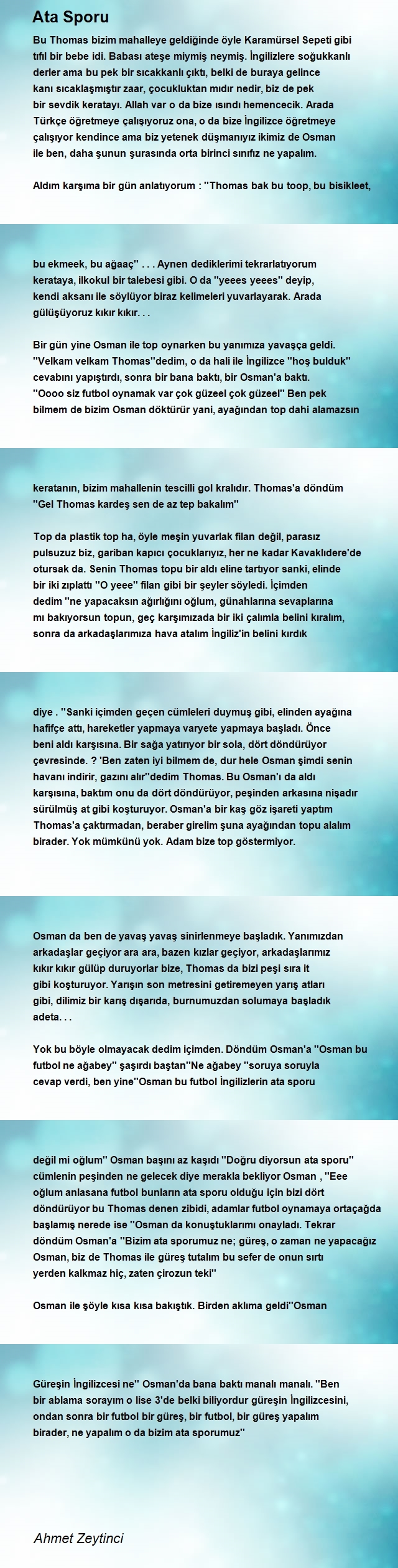 Ahmet Zeytinci