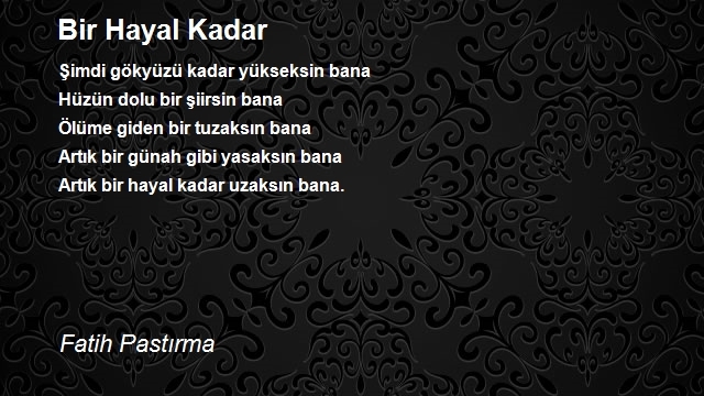 Fatih Pastırma