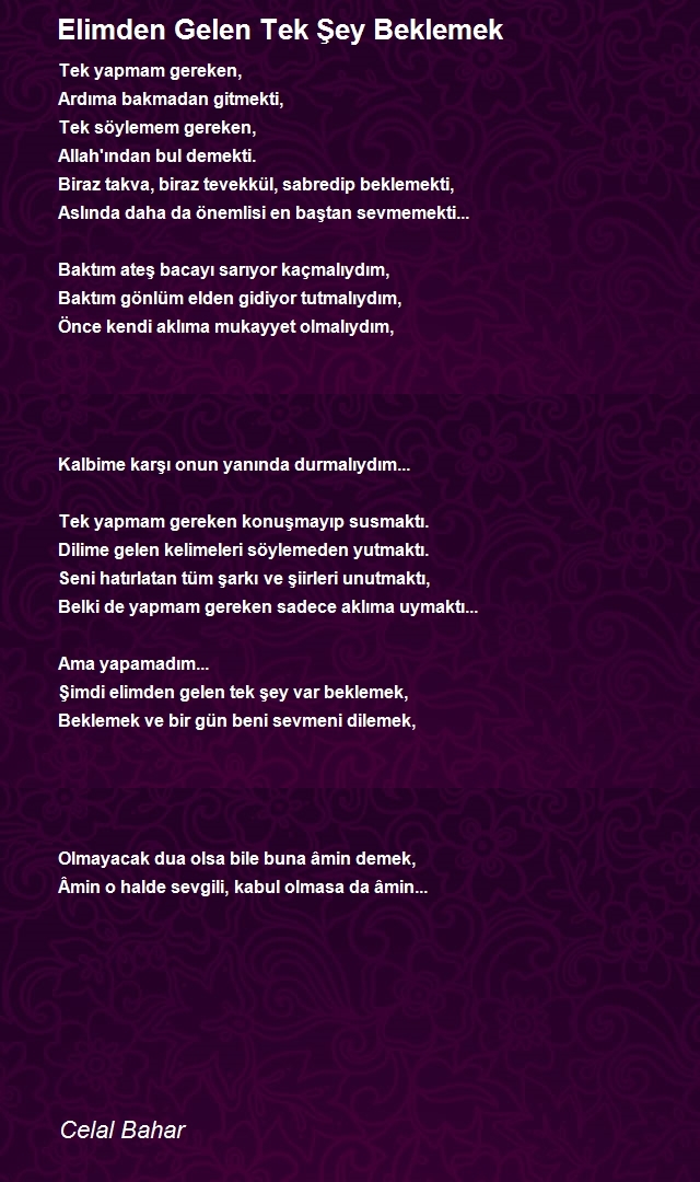 Celal Bahar