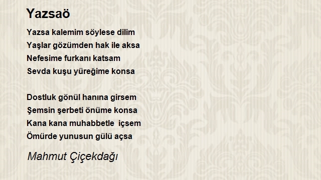 Mahmut Çiçekdağı