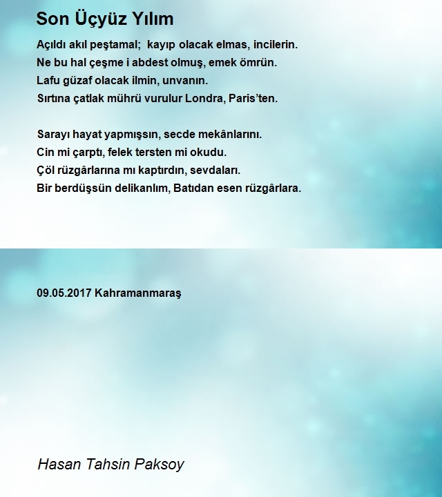 Hasan Tahsin Paksoy