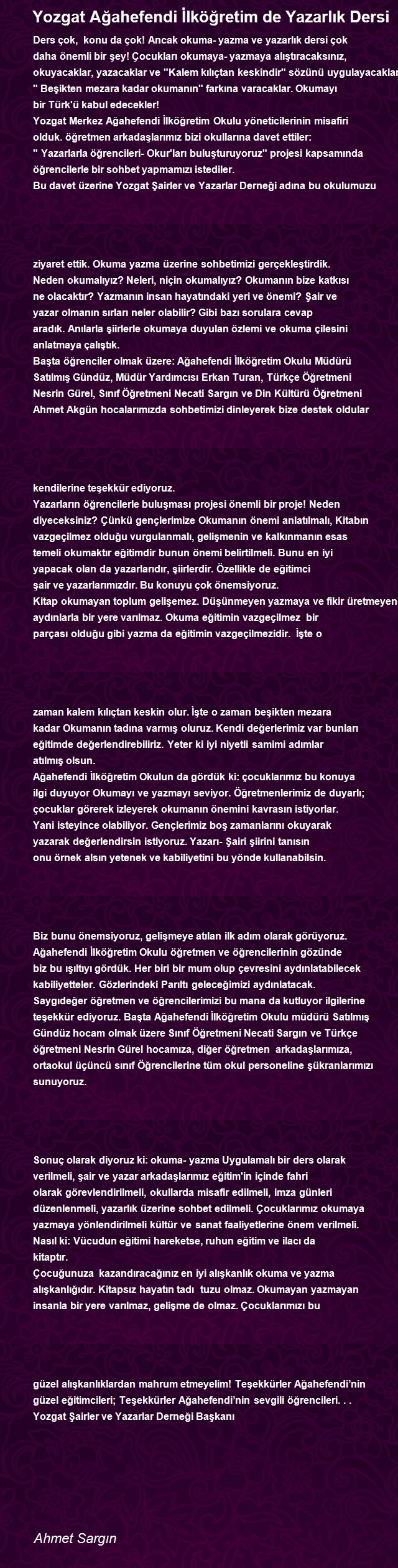 Ahmet Sargın