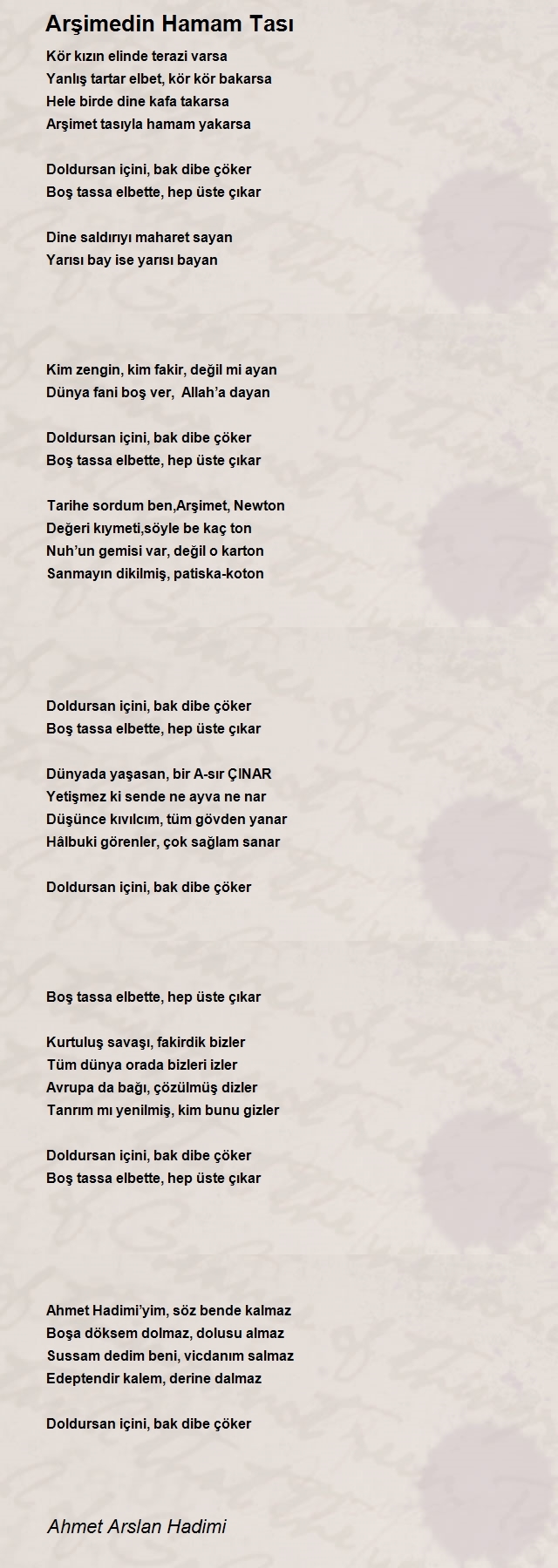Ahmet Arslan Hadimi